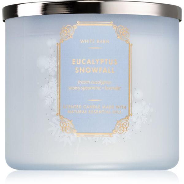 Bath & Body Works Bath & Body Works Eucalyptus Snowfall dišeča sveča 411 g