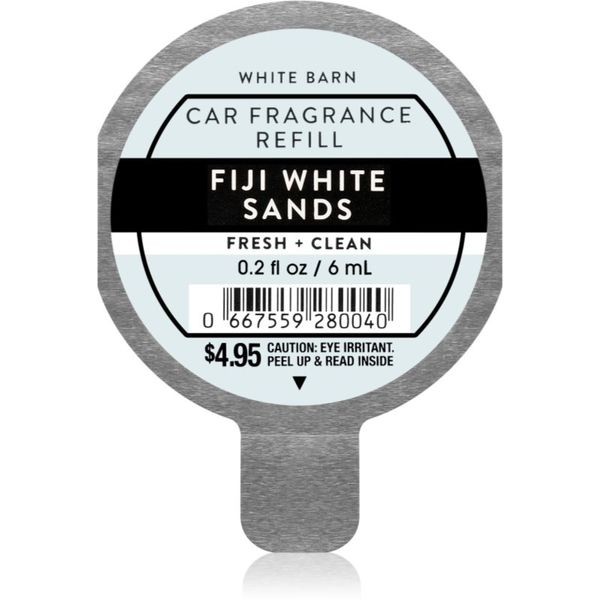 Bath & Body Works Bath & Body Works Fiji White Sands dišava za avto nadomestno polnilo 6 ml