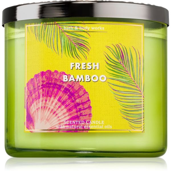 Bath & Body Works Bath & Body Works Fresh Bamboo dišeča sveča 411 g