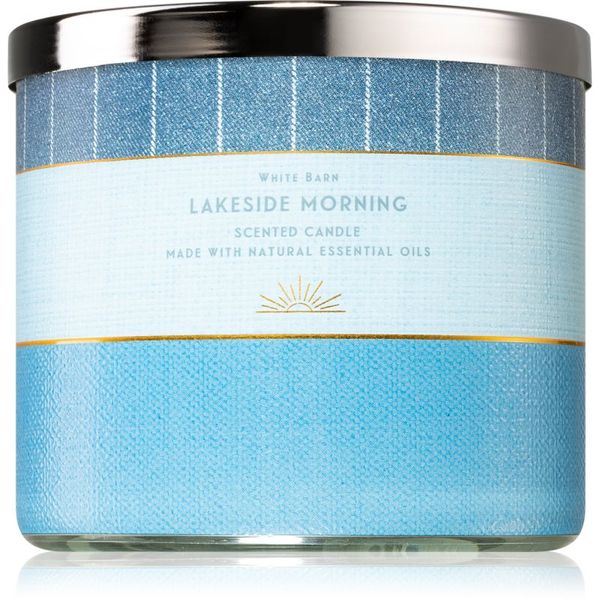 Bath & Body Works Bath & Body Works Lakeside Morning dišeča sveča z eteričnimi olji 411 g