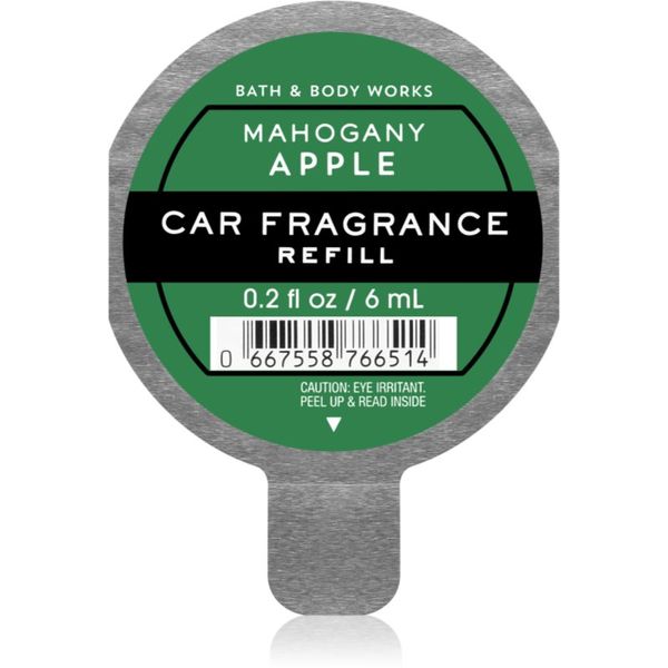 Bath & Body Works Bath & Body Works Mahogany Apple dišava za avto nadomestno polnilo 6 ml