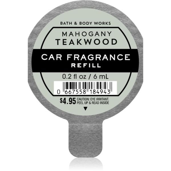 Bath & Body Works Bath & Body Works Mahogany Teakwood dišava za avto nadomestno polnilo 6 ml