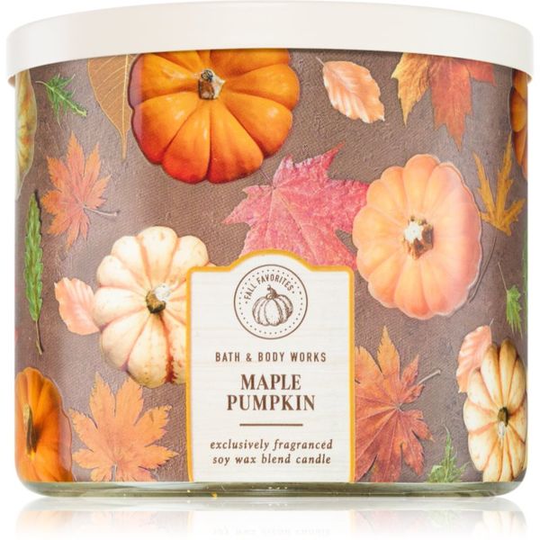 Bath & Body Works Bath & Body Works Maple Pumpkin dišeča sveča 411 g