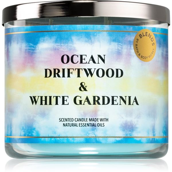 Bath & Body Works Bath & Body Works Ocean Driftwood & White Gardenia dišeča sveča 411 g