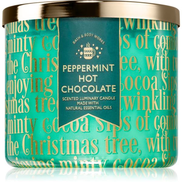 Bath & Body Works Bath & Body Works Peppermint Hot Chocolate dišeča sveča 411 g