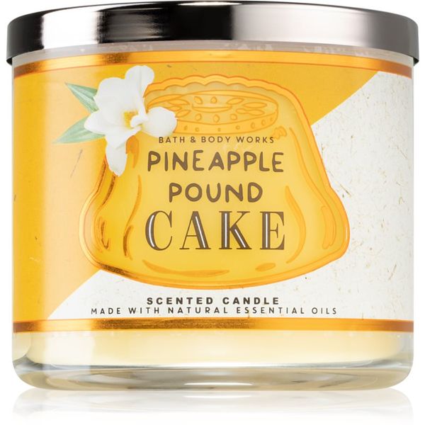 Bath & Body Works Bath & Body Works Pineapple Pound Cake dišeča sveča 411 g