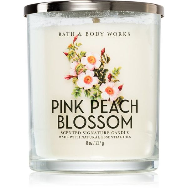 Bath & Body Works Bath & Body Works Pink Peach Blossom dišeča sveča 227 g