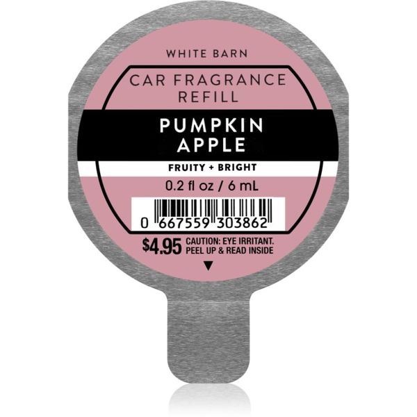 Bath & Body Works Bath & Body Works Pumpkin Apple dišava za avto nadomestno polnilo 6 ml