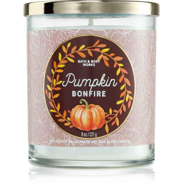 Bath & Body Works Bath & Body Works Pumpkin Bonfire dišeča sveča 227 g