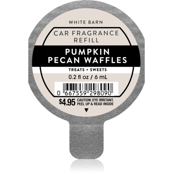 Bath & Body Works Bath & Body Works Pumpkin Pecan Waffles dišava za avto nadomestno polnilo 6 ml