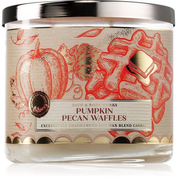 Bath & Body Works Bath & Body Works Pumpkin Pecan Waffles dišeča sveča 411 g