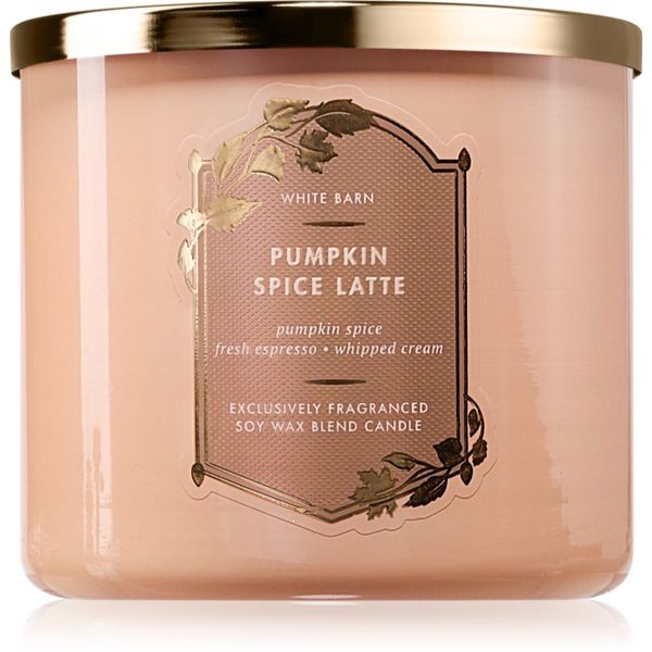 Bath & Body Works Bath & Body Works Pumpkin Spice Latte dišeča sveča 411 g