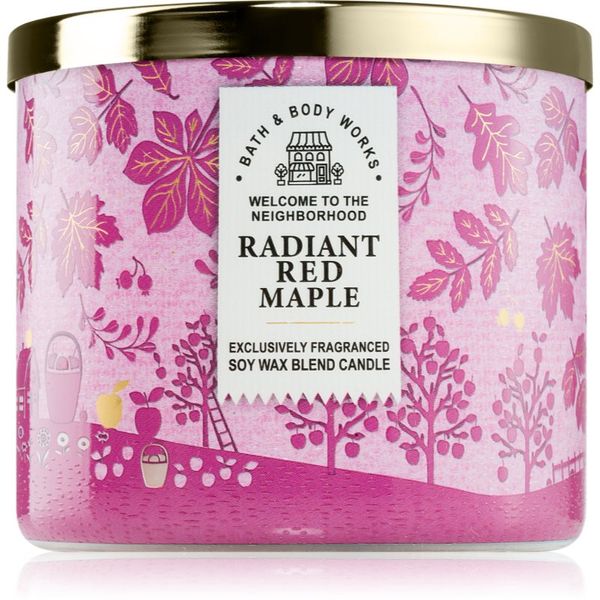 Bath & Body Works Bath & Body Works Radiant Red Maple dišeča sveča 411 g