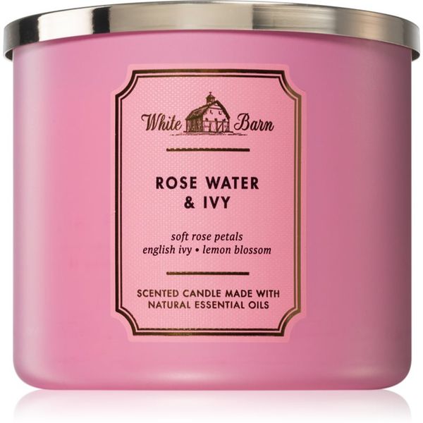 Bath & Body Works Bath & Body Works Rose Water & Ivy dišeča sveča 411 g