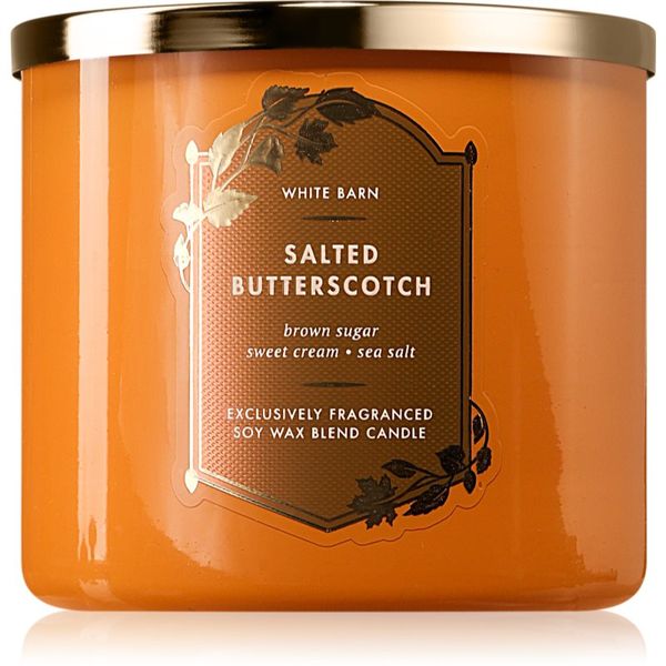 Bath & Body Works Bath & Body Works Salted Butterscotch dišeča sveča 411 g