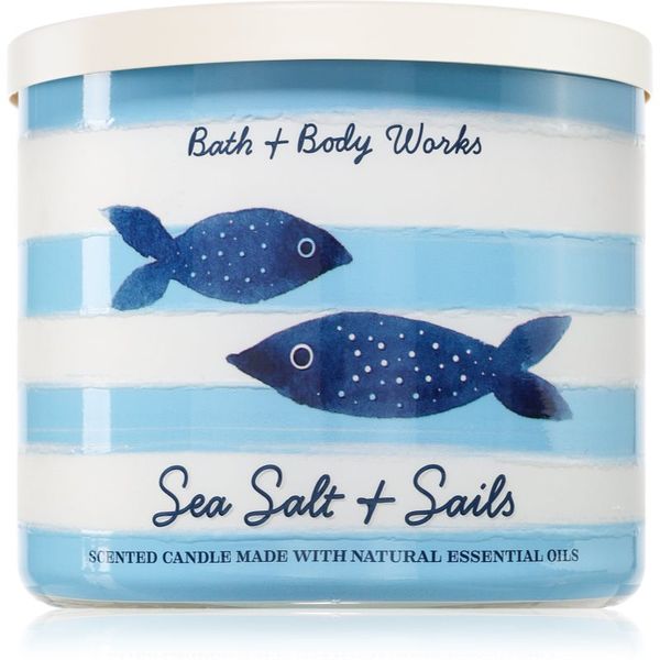 Bath & Body Works Bath & Body Works Sea Salt & Sails dišeča sveča 411 g