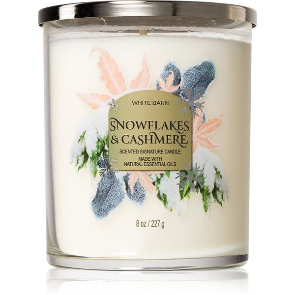 Bath & Body Works Bath & Body Works Snowflakes & Cashmere dišeča sveča 227 g