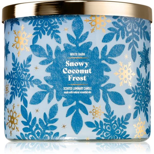 Bath & Body Works Bath & Body Works Snowy Coconut Frost dišeča sveča 411 g