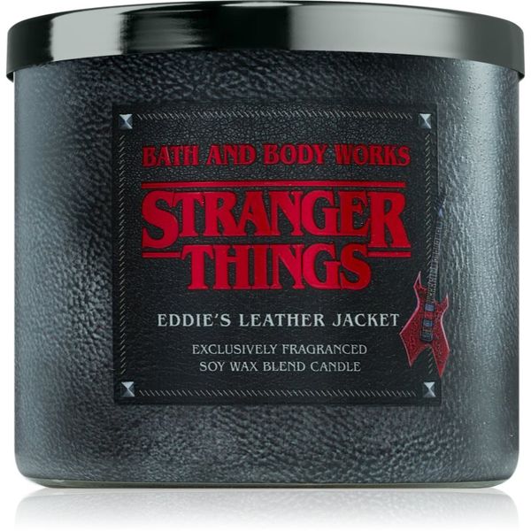 Bath & Body Works Bath & Body Works Stranger Things Eddie's Leather Jacket dišeča sveča 411 g