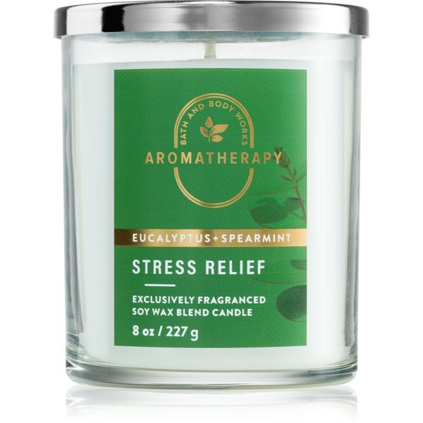 Bath & Body Works Bath & Body Works Stress Relief Eukalyptus Spearmint dišeča sveča 227 g