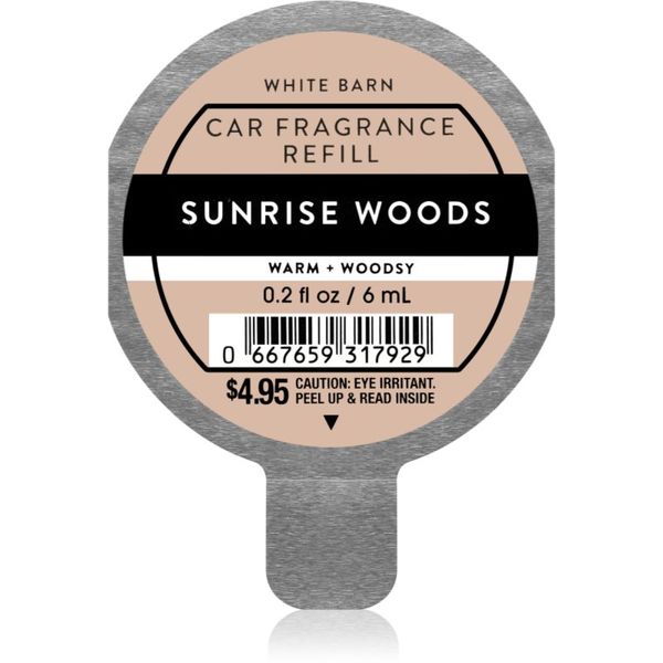 Bath & Body Works Bath & Body Works Sunrise Woods dišava za avto nadomestno polnilo 6 ml