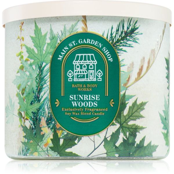 Bath & Body Works Bath & Body Works Sunrise Woods dišeča sveča 411 g