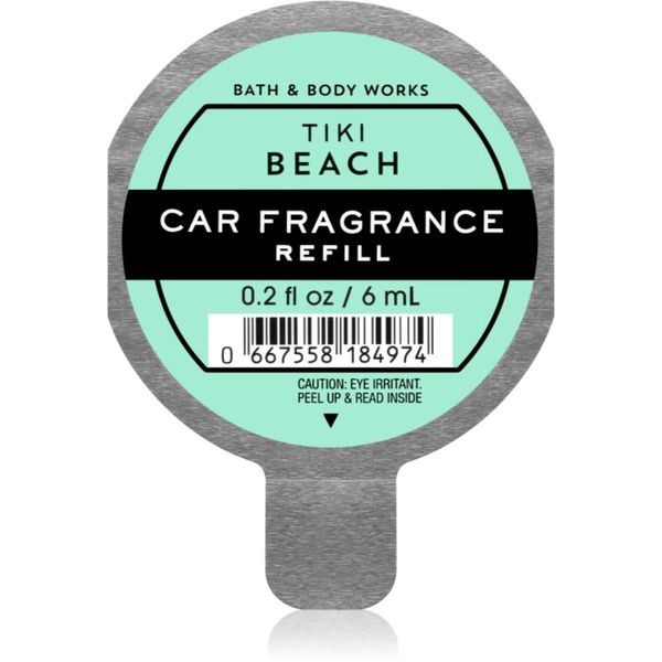 Bath & Body Works Bath & Body Works Tiki Beach dišava za avto nadomestno polnilo 6 ml