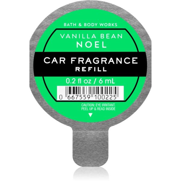 Bath & Body Works Bath & Body Works Vanilla Bean Noel dišava za avto nadomestno polnilo 6 ml