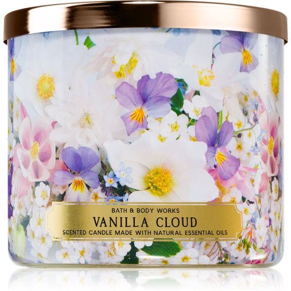 Bath & Body Works Bath & Body Works Vanilla Clouds dišeča sveča 411 g