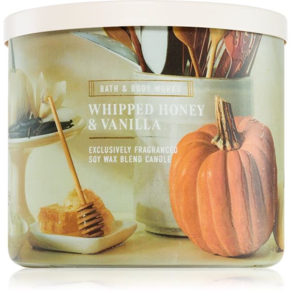 Bath & Body Works Bath & Body Works Whipped Honey & Vanilla dišeča sveča 411 g