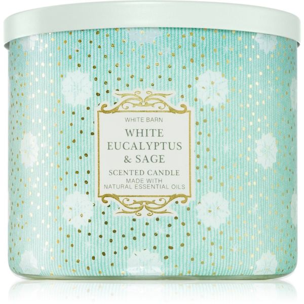 Bath & Body Works Bath & Body Works White Eucalyptus & Sage dišeča sveča 411 g