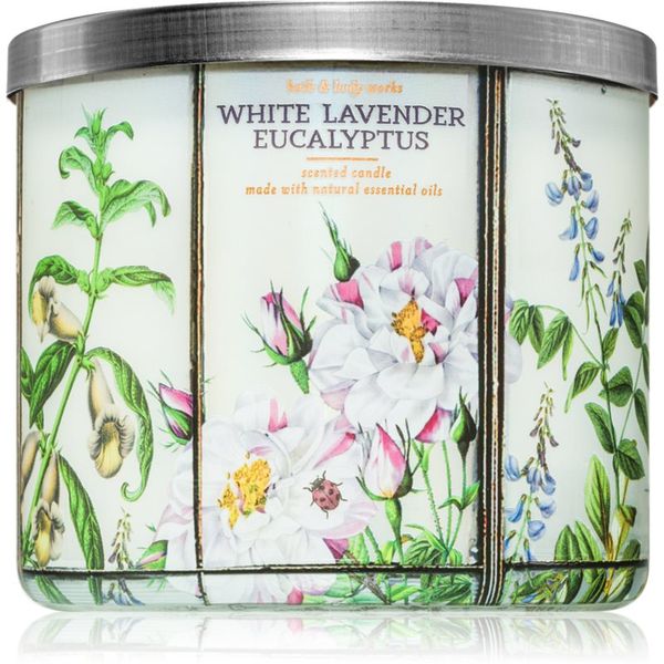 Bath & Body Works Bath & Body Works White Lavender Eucalyptus dišeča sveča 411 g