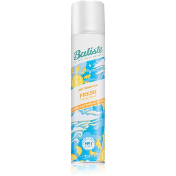 Batiste Batiste Fresh Breezy Citrus suhi šampon za vse tipe las mešanica barv 200 ml