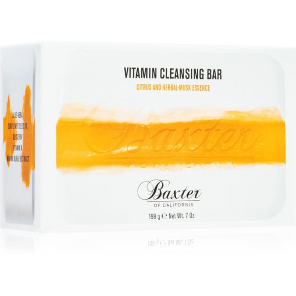 Baxter of California Baxter of California Vitamin Cleansing Bar Citrus and Herbal-Musk hranilno tekoče milo 198 g