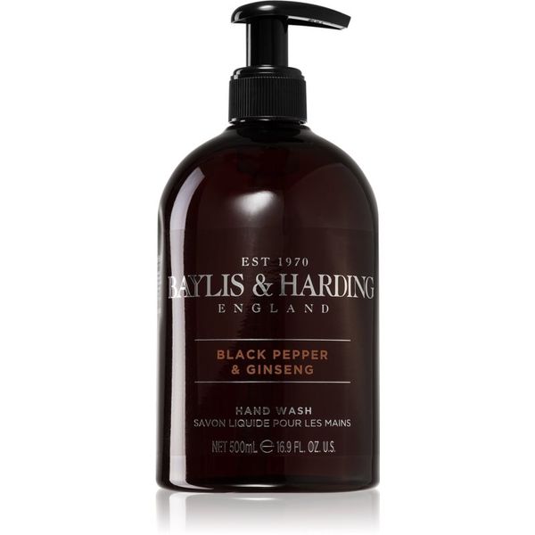 Baylis & Harding Baylis & Harding Black Pepper & Ginseng tekoče milo za roke 500 ml