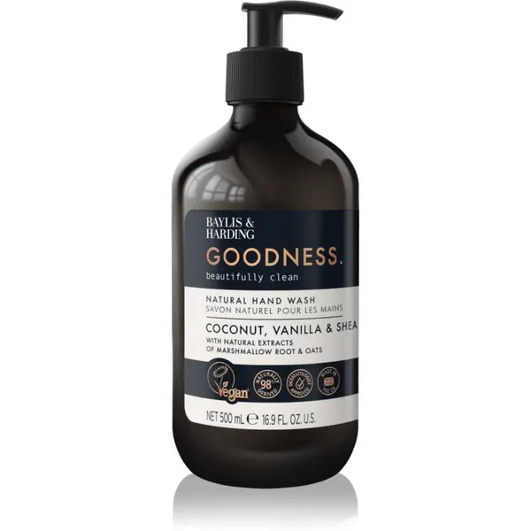 Baylis & Harding Baylis & Harding Goodness Coconut, Vanilla & Shea naravno tekoče milo za roke 500 ml