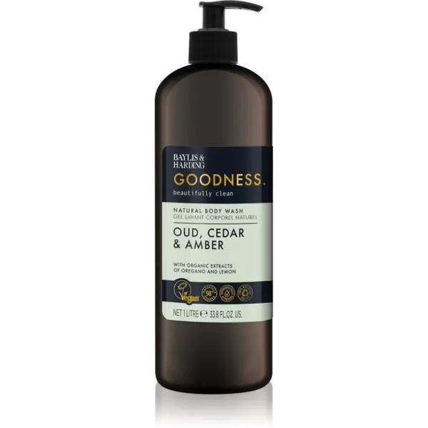 Baylis & Harding Baylis & Harding Goodness Oud, Cedar & Amber gel za prhanje 1000 ml
