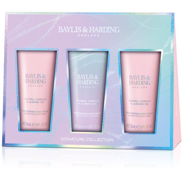 Baylis & Harding Baylis & Harding Jojoba, Vanilla & Almond Oil darilni set (za roke) z mandljevim oljem