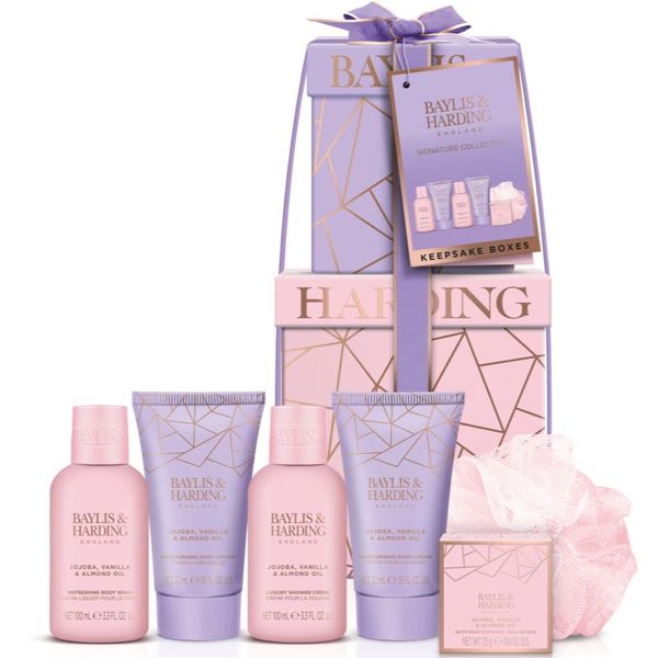 Baylis & Harding Baylis & Harding Jojoba, Vanilla & Almond Oil darilni set za telo z mandljevim oljem