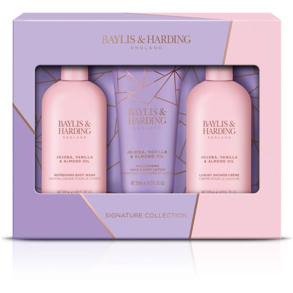 Baylis & Harding Baylis & Harding Jojoba, Vanilla & Almond Oil darilni set (za ženske) z mandljevim oljem