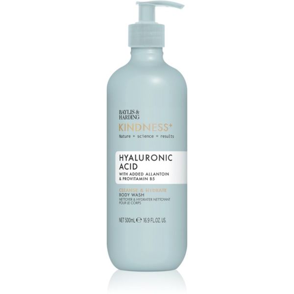 Baylis & Harding Baylis & Harding Kindness+ Hyaluronic Acid vlažilen gel za prhanje dišave Pear & Neroli 500 ml