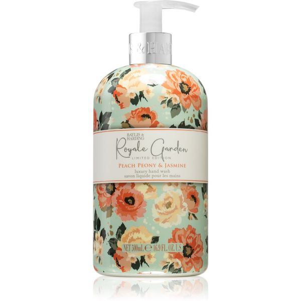 Baylis & Harding Baylis & Harding Royale Garden Peach, Peony & Jasmine tekoče milo za roke 500 ml