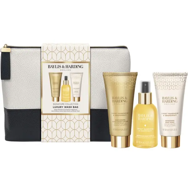 Baylis & Harding Baylis & Harding Sweet Mandarin & Grapefruit darilni set kozmetična torbica
