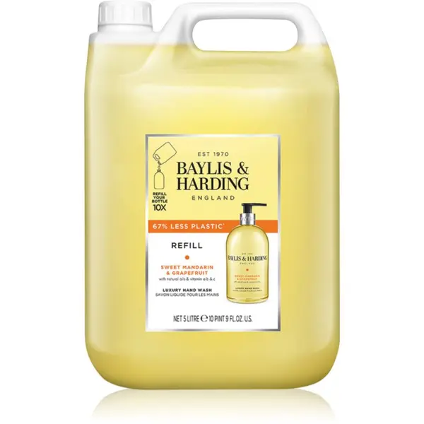 Baylis & Harding Baylis & Harding Sweet Mandarin & Grapefruit tekoče milo za roke nadomestno polnilo 5000 ml