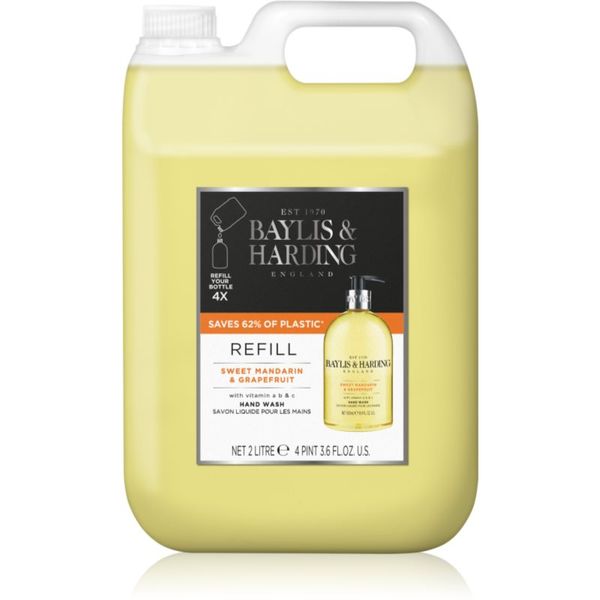 Baylis & Harding Baylis & Harding Sweet Mandarin & Grapefruit tekoče milo za roke nadomestno polnilo Refill 2000 ml