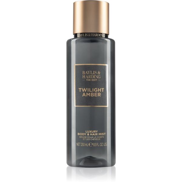 Baylis & Harding Baylis & Harding The Edit Twilight Amber odišavljeno pršilo za telo Amber, Vertiver & Vanilla 250 ml