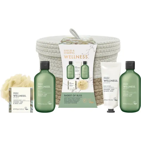Baylis & Harding Baylis & Harding Wellness. Energise darilni set Ginger, Lime & Basil Leaf