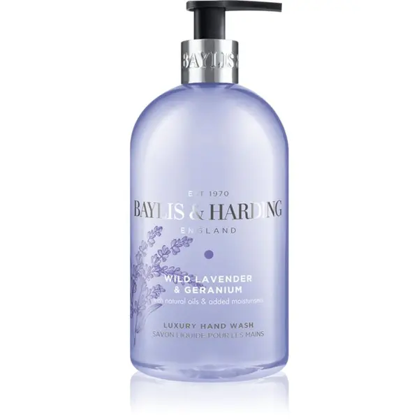 Baylis & Harding Baylis & Harding Wild Lavender & Geranium tekoče milo za roke z vlažilnim učinkom 500 ml