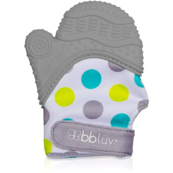 BBLÜV BBLÜV Glüv rokavička z grizalom Grey 1 kos