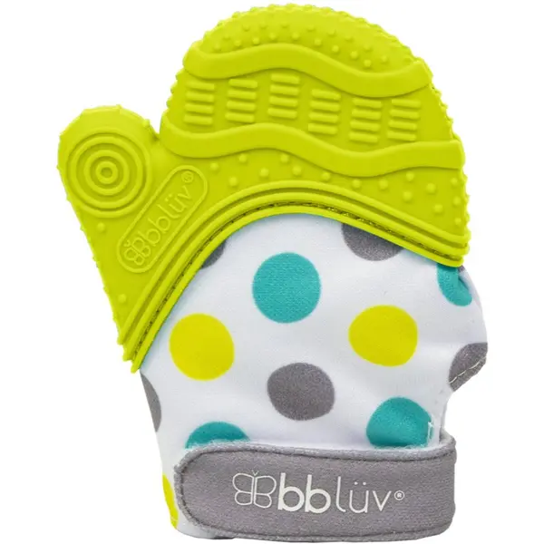 BBLÜV BBLÜV Glüv rokavička z grizalom Lime 1 kos